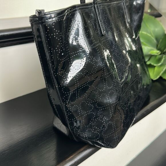 Kate spade Harmony Metro patent vegan leather tote handbag purse like new clean - Picture 9 of 12